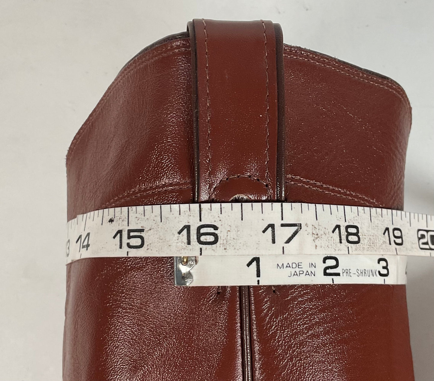 Justin Classic Roper Boots | USA Made | Brown Calfskin | Men’s 13 D