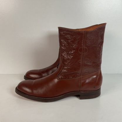 Vintage Jarman Cloth Pull Military Style Boots 11 Narrow 1940s