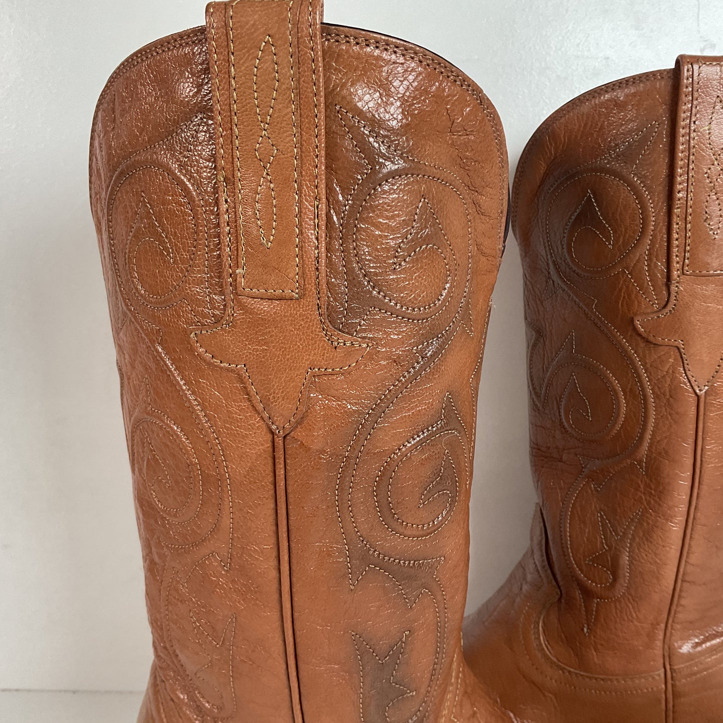 Montana Goat Skin Cowboy Boots | Brown | Men’s 8.5 D