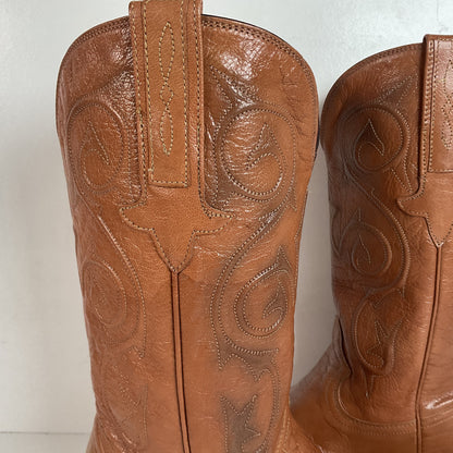 Montana Goat Skin Cowboy Boots | Brown | Men’s 8.5 D