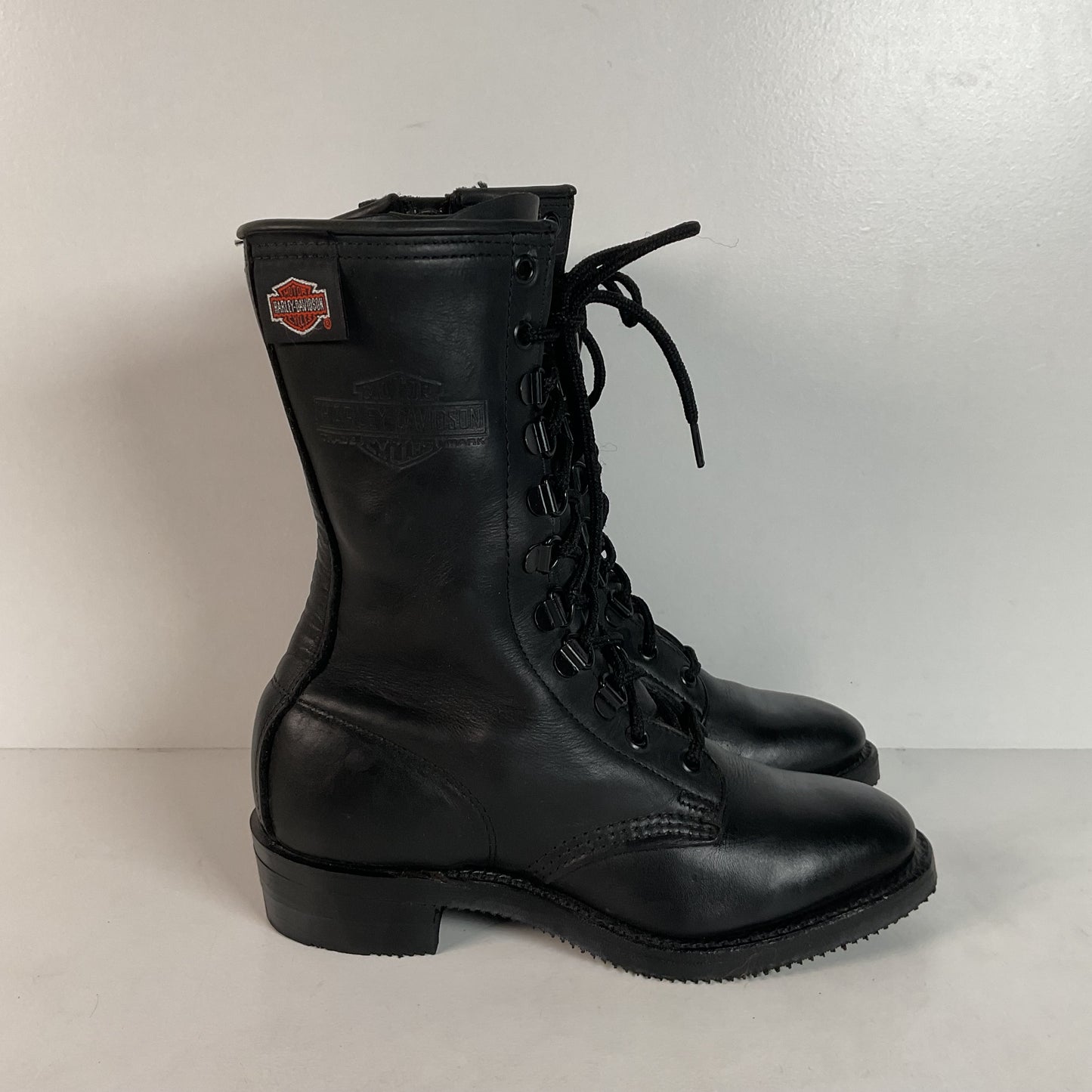 Vintage Harley Davidson Lace Up Boots | USA Made | Women’s 6