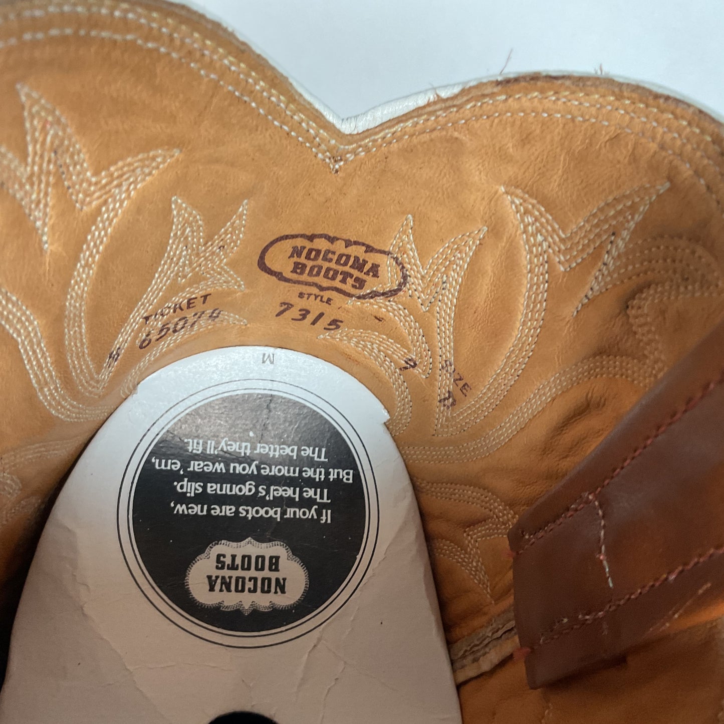 Vintage Nocona Lizard Wingtip Cowboy Boots | 1970s | Teju | Men’s 9 D