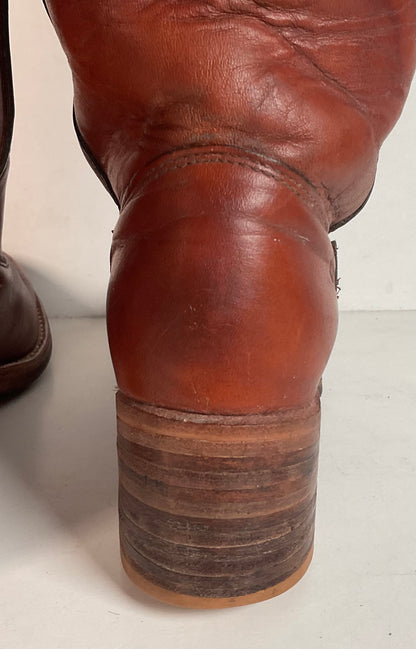 Vintage Dingo Acme Women’s Cuffed Campus Boots 9 M USA Made