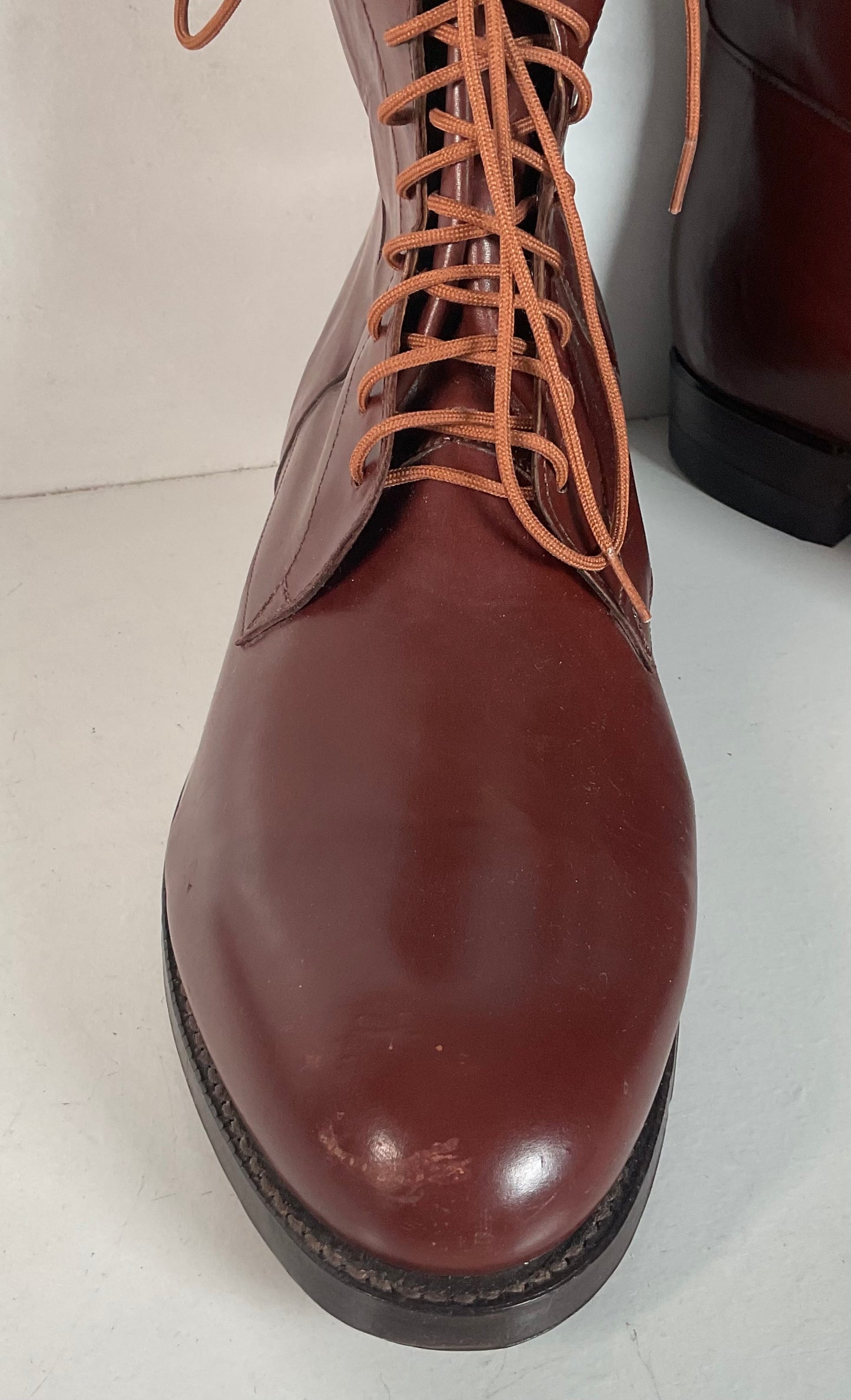 Vintage Justin Jodhpur Lace-Up Boots | Military Style | USA Made | Men’s 12 B