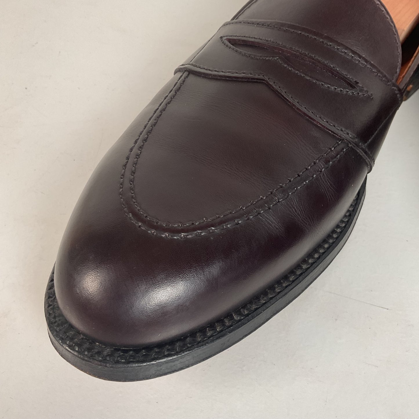 Alden Men's 683 - Full Strap Slip On - Burgundy Calfskin - 11 B (Narrow)