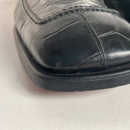 Avventura Genuine Crocodile Loafers 13 M Exotic Full Bias Cut Recrafted