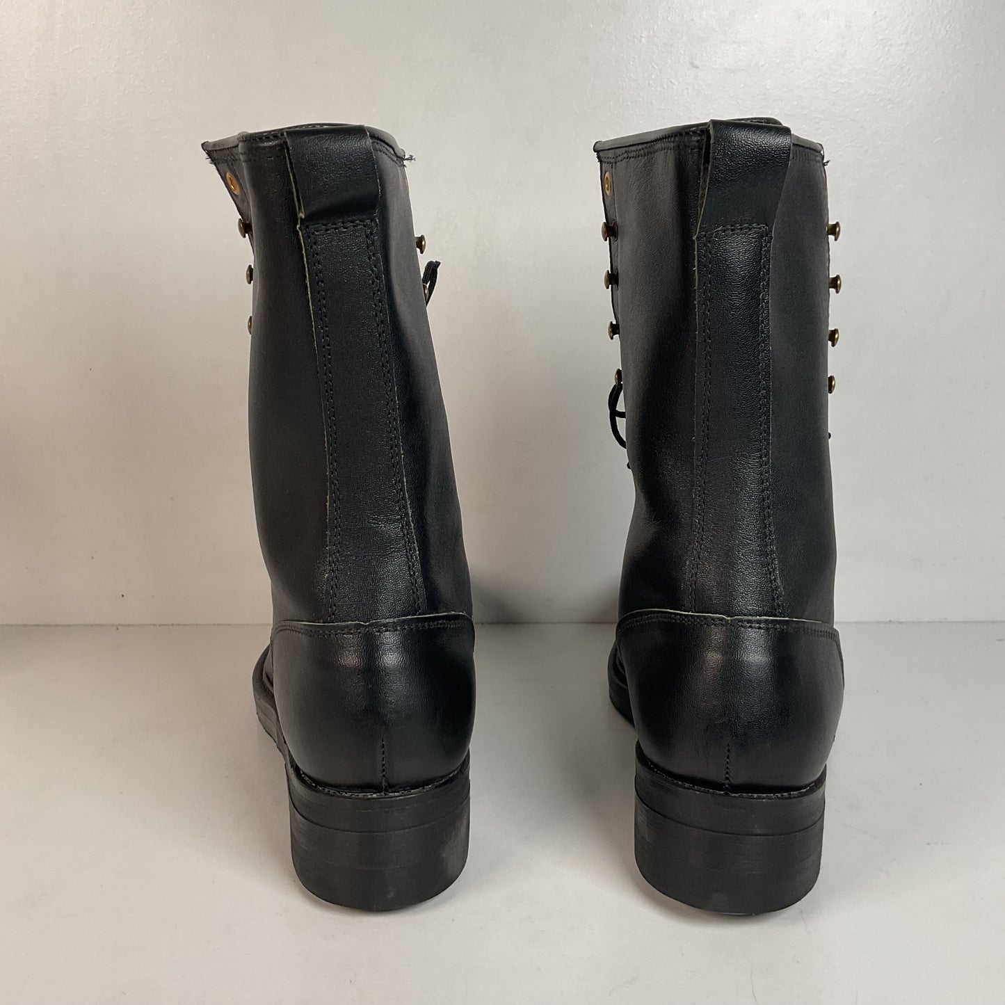Vintage Safety Toe Linesman Boots 9 EE USA Made Biker