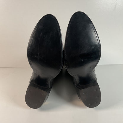 Vintage Nocona Ostrich Leg Cowboy Boots | Exotic | USA Made | 11 EE