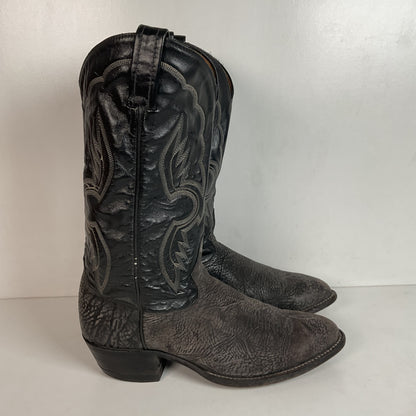 (2) Pairs Of Tony Lama Shoulder Cowboy Boots 8.5 D Style 6252 & 6250