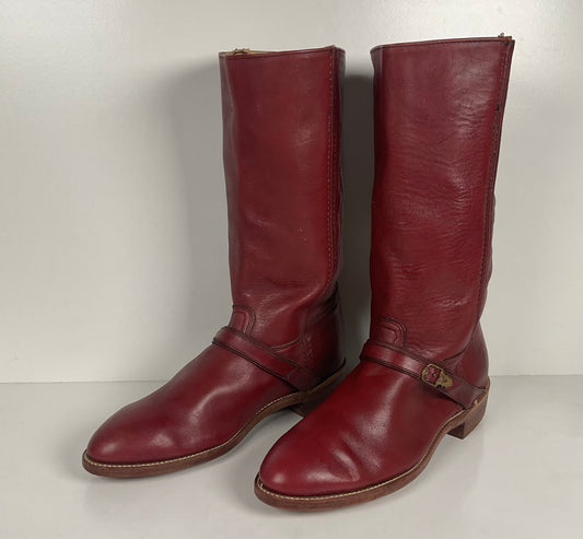 Vintage Frye Harness Boots | 1980s | USA Made | Women’s 11 B