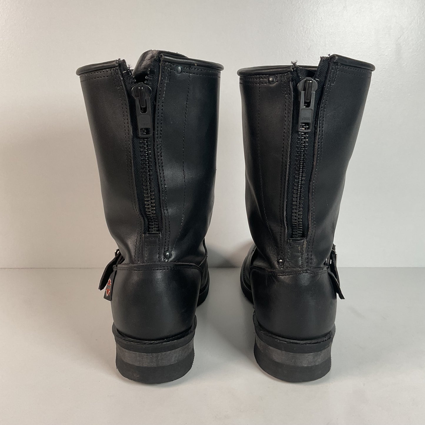 Vintage Harley Davidson Engineer Boots | Soft Toe | Zip Up | USA Made | Men’s 11