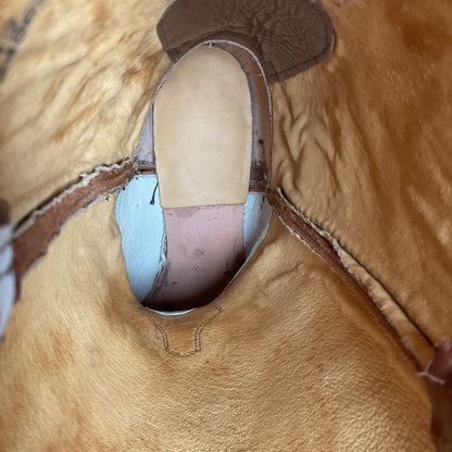 Tony Lama Natural Retan Cowboy Boots | USA Made | 14 D