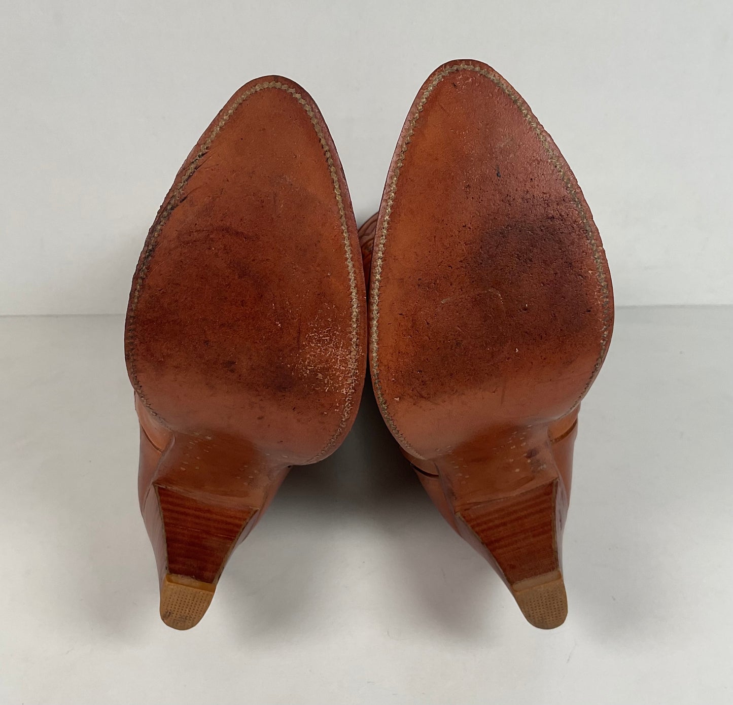 Vintage Dan Post Cowgirl Boots | Spanish Collection | Stacked Heel | Women’s 7.5