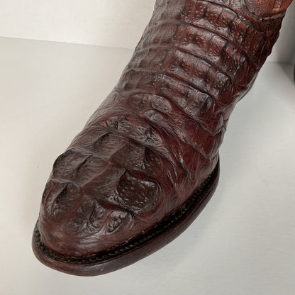 McClintock Hornback Caiman Cowboy Boots | Exotic | Men’s 9 D