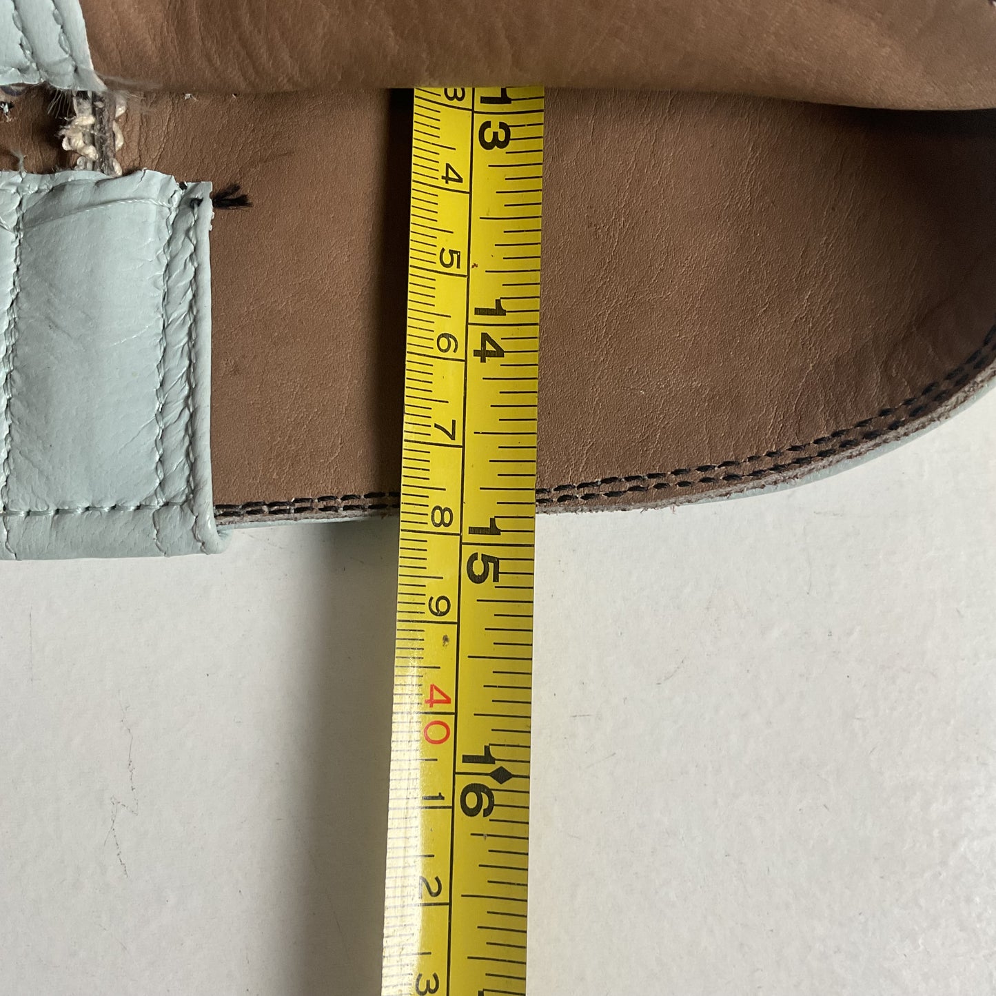 Custom Tall Top Cowboy Boots 11 Wide Shooter Style Off White