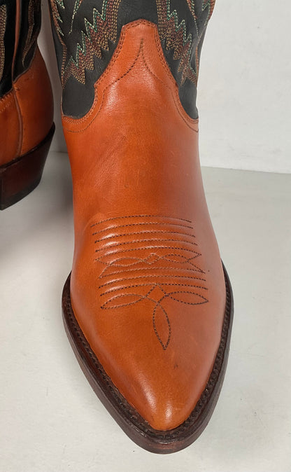 Vintage Panhandle Slim Cowgirl Boots | Sienna Brown | Women’s 8.5 B