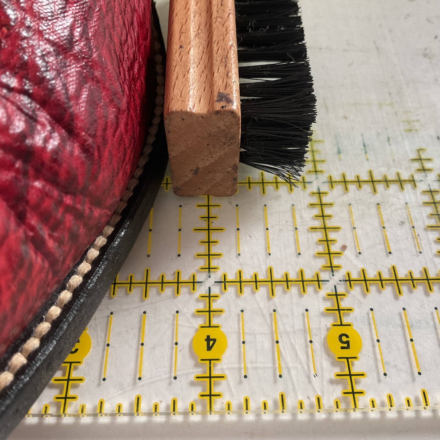 Vintage Hondo Shark Skin Cowgirl Boots 7.5 B Exotic Cherry Red
