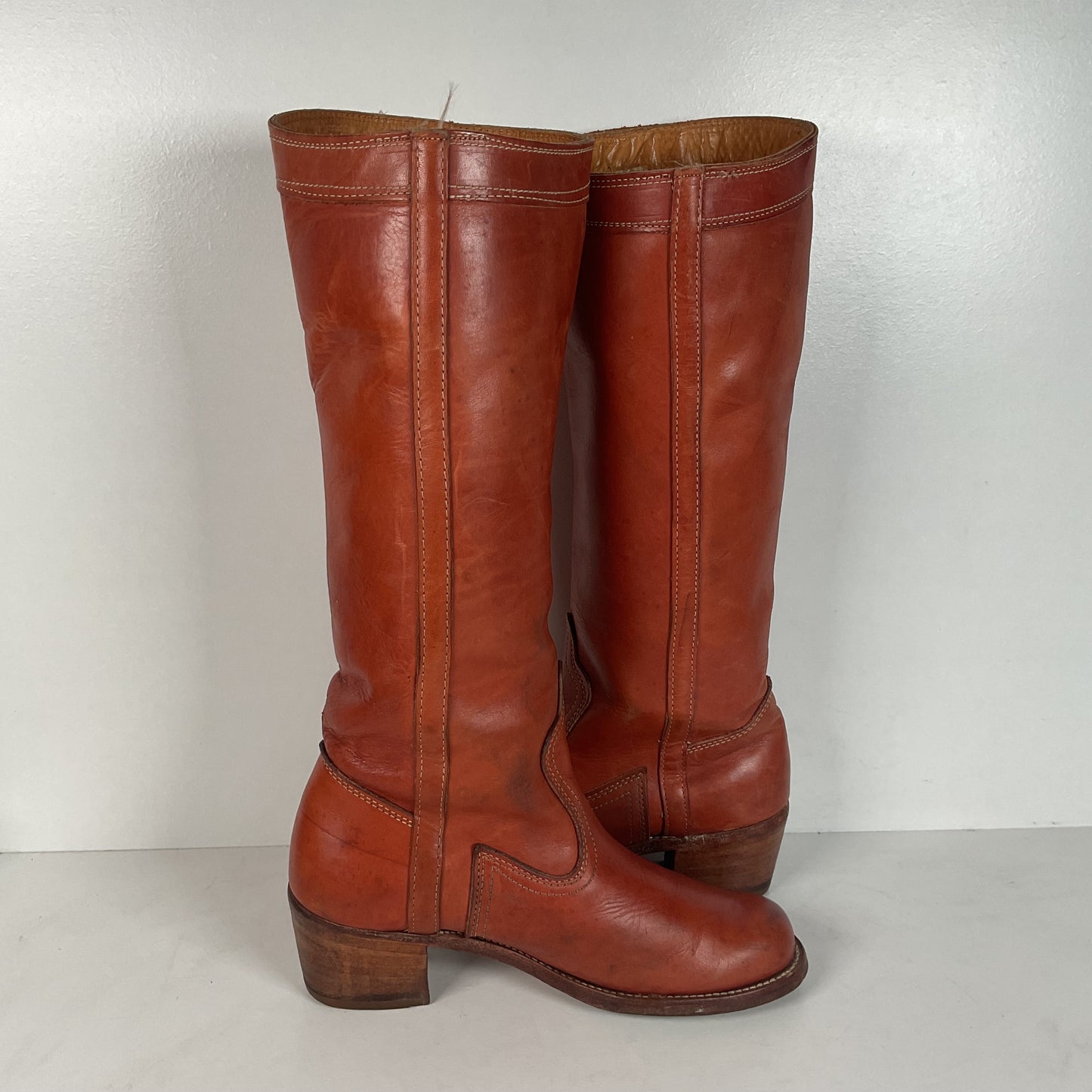 Vintage Dexter Campus Boots | Distressed | Braided | USA Made | Women’s 10 M