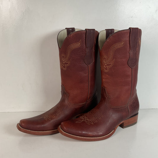 Buffalo Jackson Trading Company Cowboy Boots 9.5 D Bison Hide