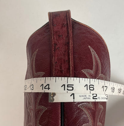 Rios Of Mercedes Full Quill Ostrich Cowboy Boots Men’s 8 | Women’s 9 Exotic