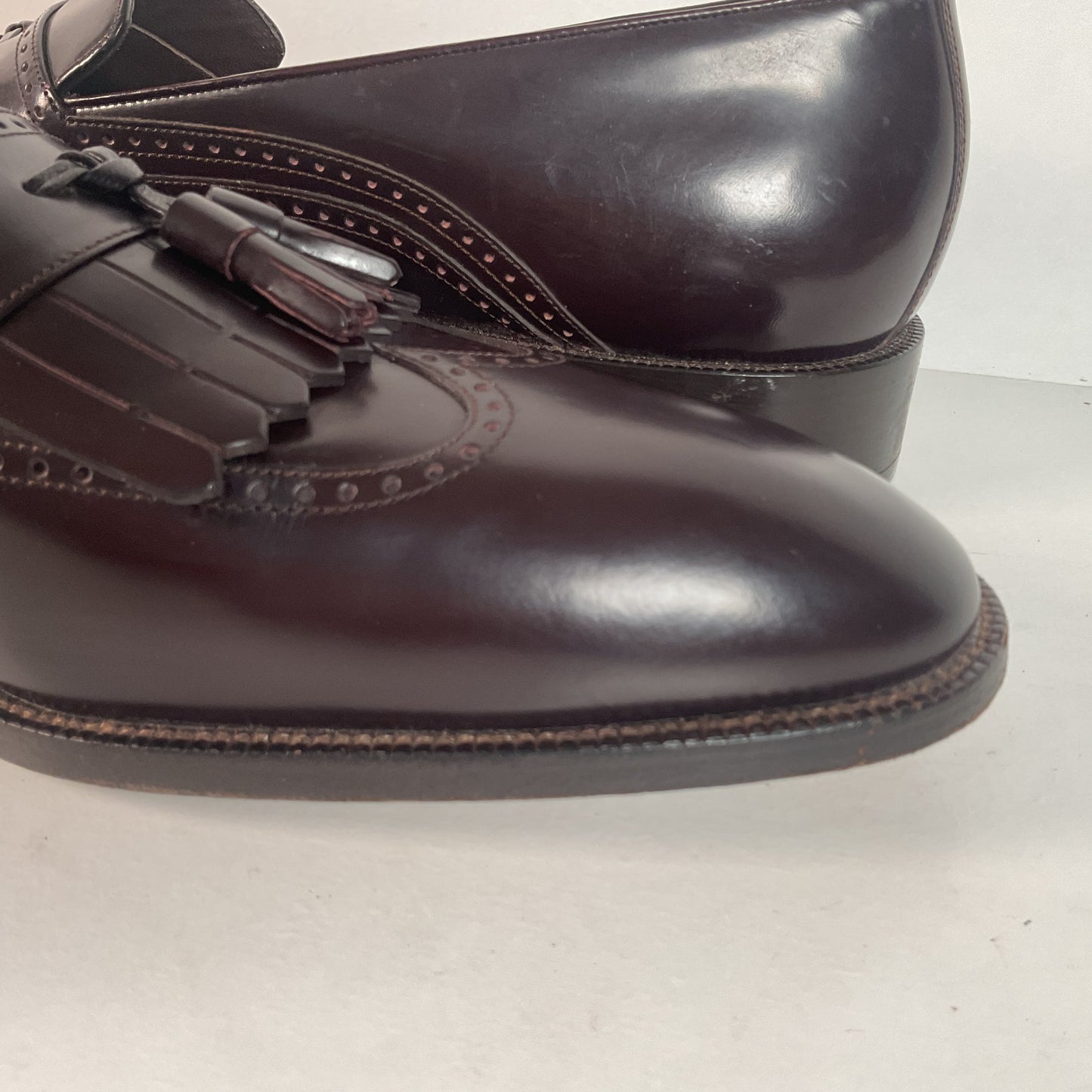 Bally Tassel Loafers | Burgundy Patent | Men’s 15