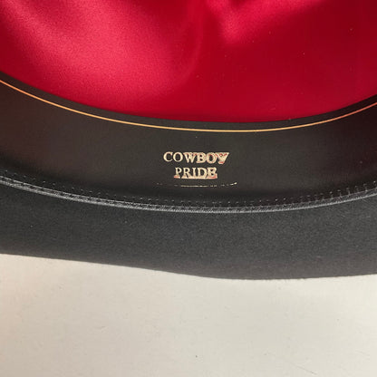 Alboum Hat Company Cowboy Hat 7 1/4” Rodeo King With Storage Case