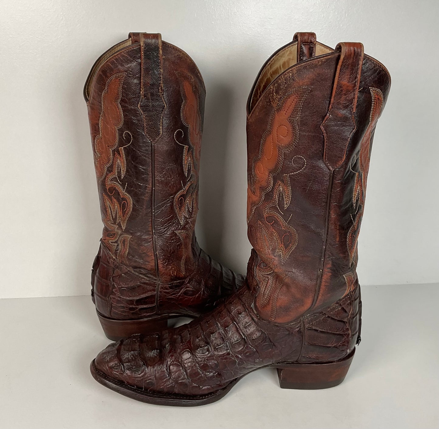McClintock Hornback Caiman Cowboy Boots | Exotic | Men’s 9 D