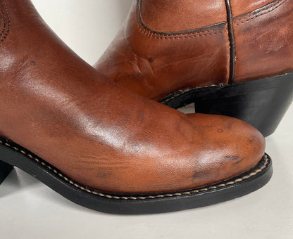 Vintage Olathe Tall Top Buckaroo Boots | USA Made | Men’s 5 B | Women’s 6
