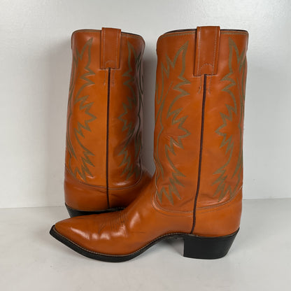 Vintage Justin Fort Worth Cowboy Boots | X Toe | 1960s-1970s | Men’s 9 D
