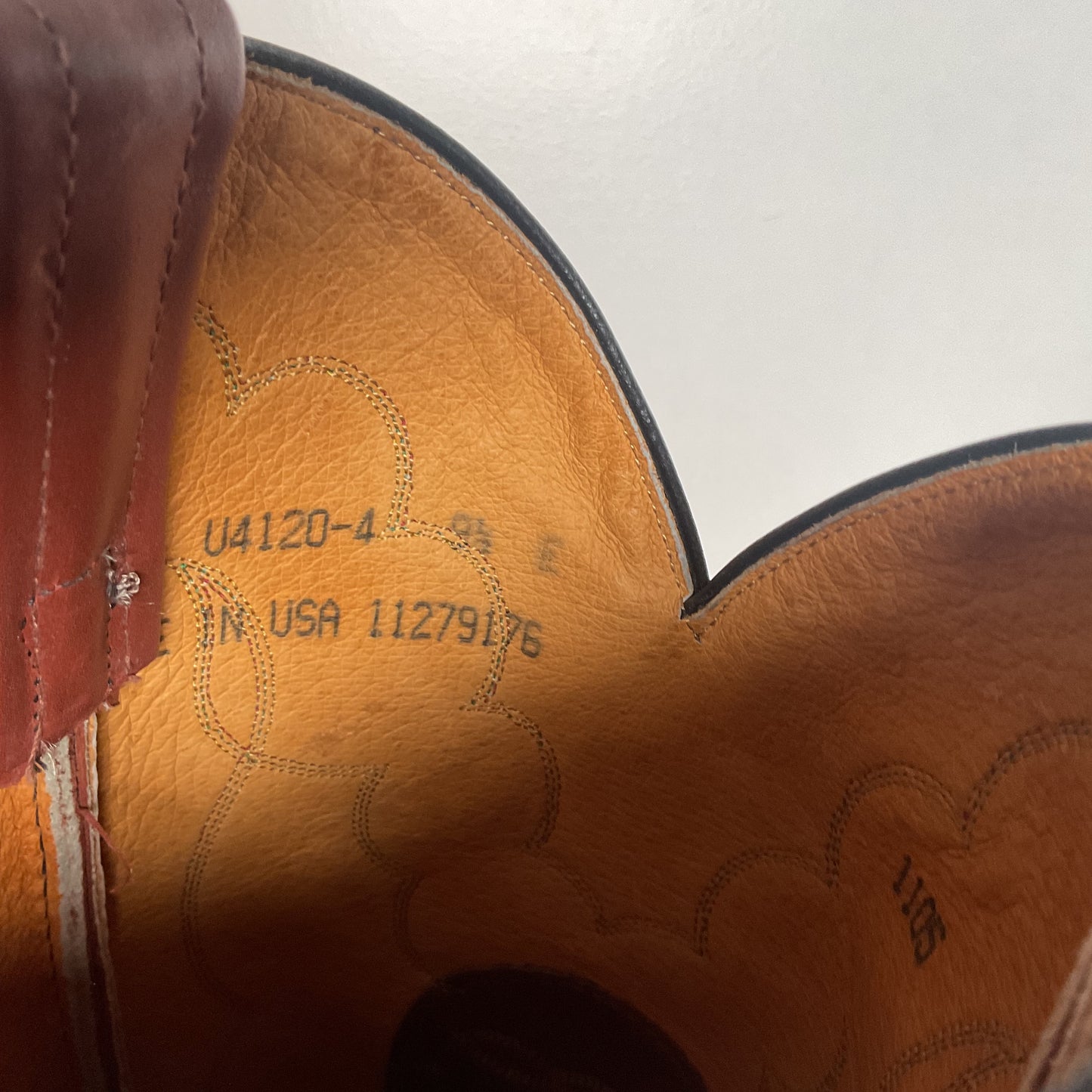 Tony Lama Retan Cowboy Boots | USA Made | Men’s 9.5 E