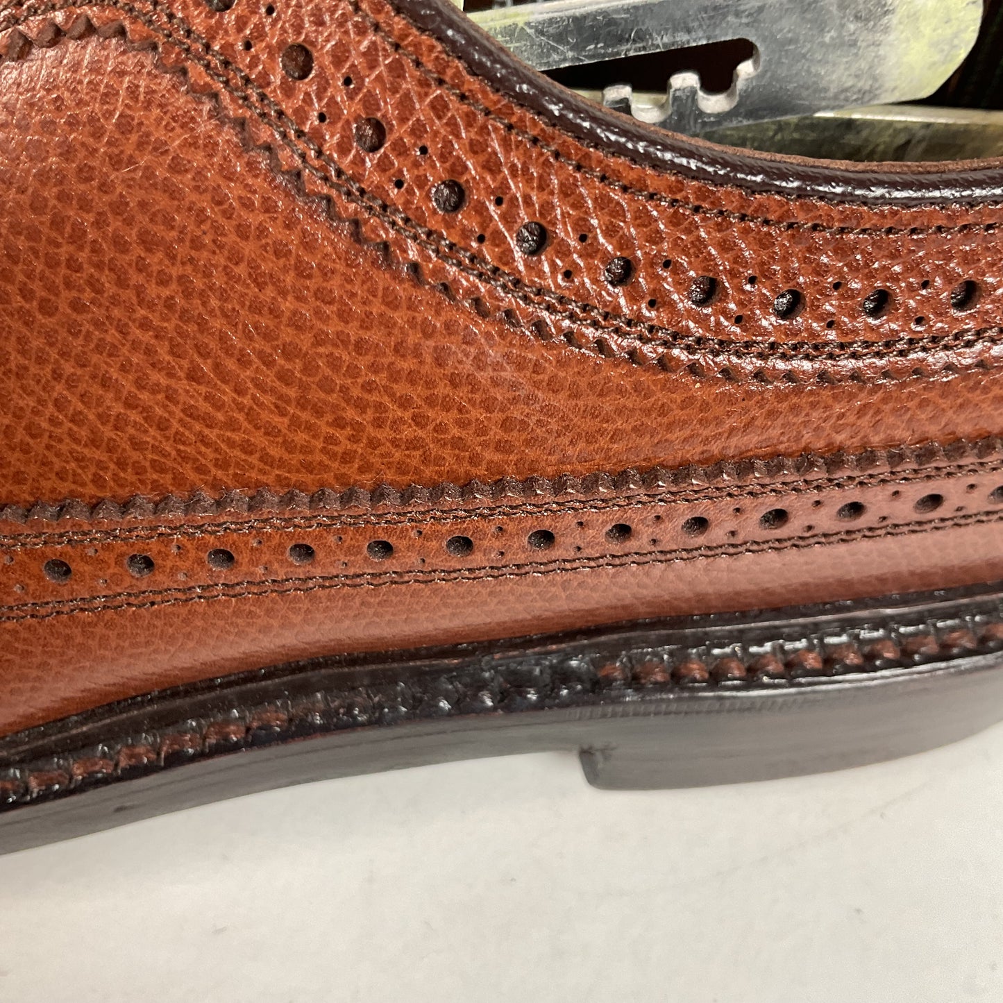 Vintage Florsheim Imperial Longwing Derby Loafers | V-Cleat | 93602 | Narrow | Men’s 9 C