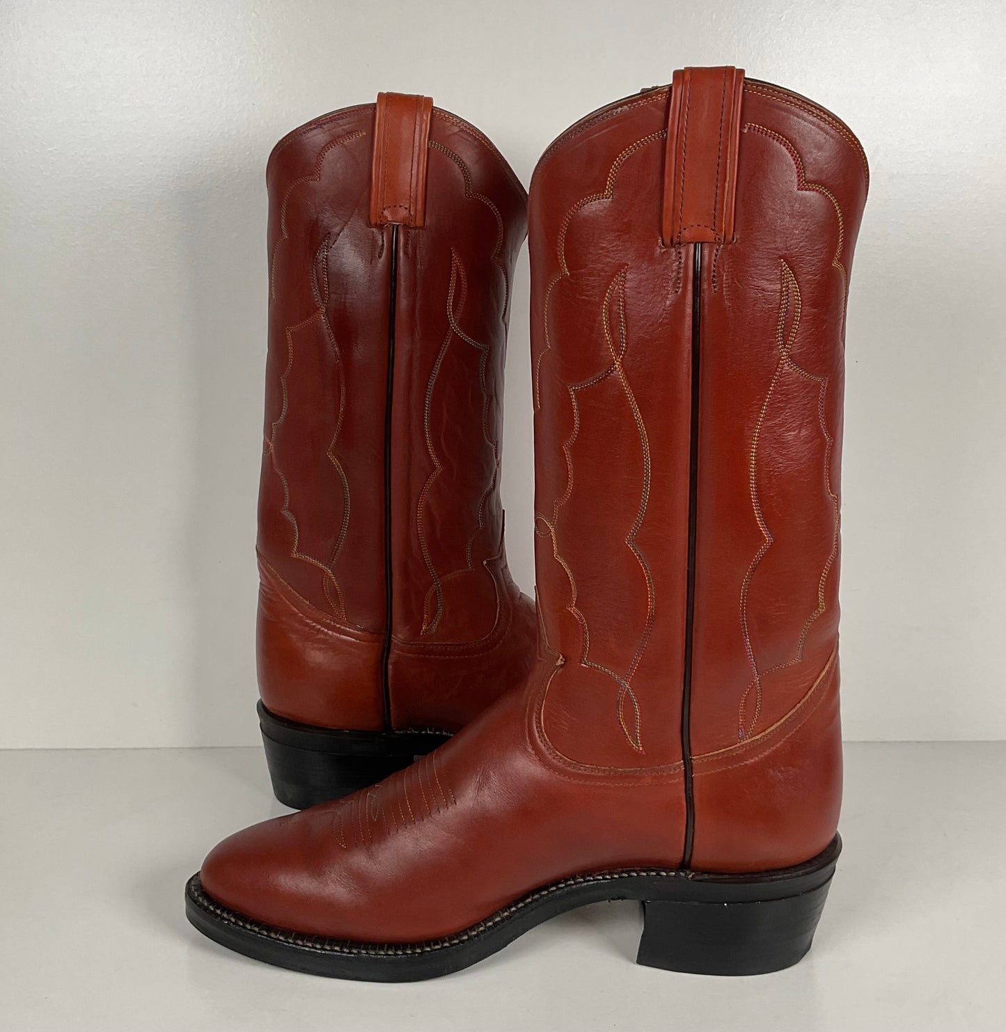 Vintage Tony Lama Retan Cowboy Boots | Gold Label | USA Made | Men’s 9 EE