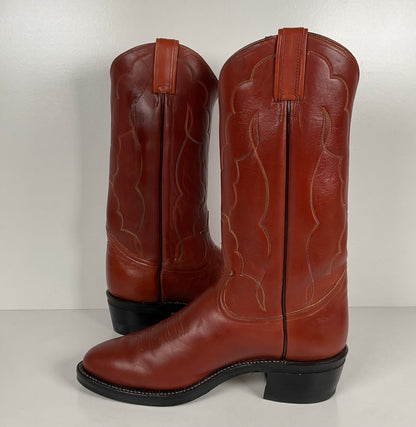 Vintage Tony Lama Retan Cowboy Boots | Gold Label | USA Made | Men’s 9 EE
