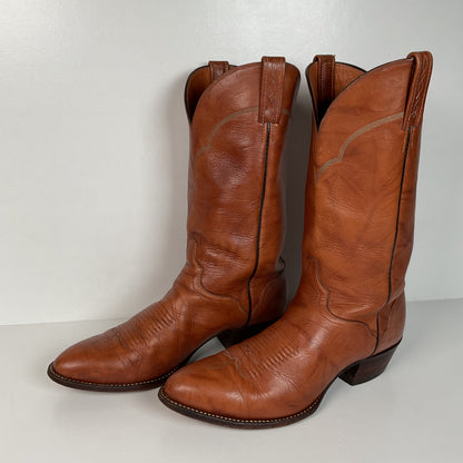 Vintage El Dorado Cowboy Boots | Chocolate Cow | Men’s 11.5 D