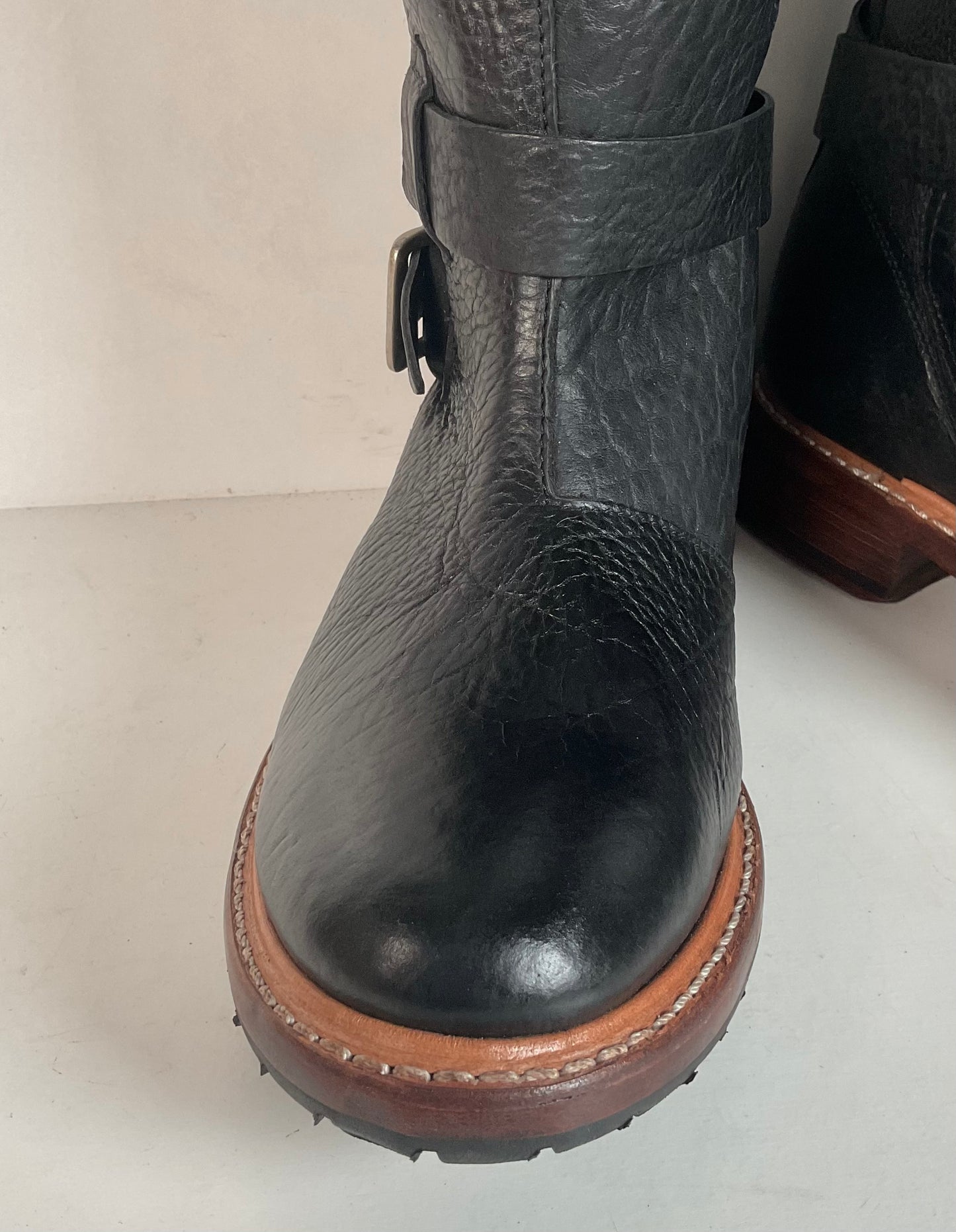 Ariat Two24 Bison Hide Engineer Boots 7 D Harness USA Made
