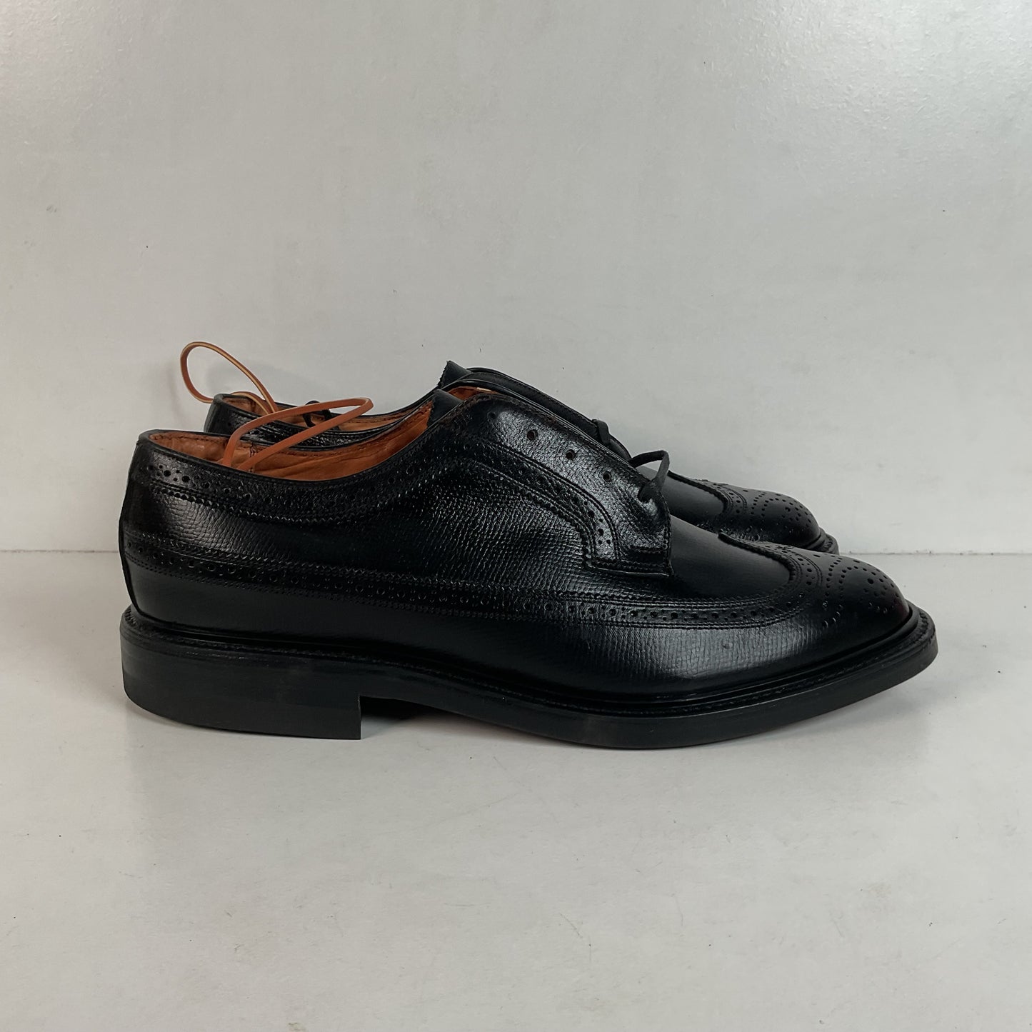 1970s Spiegel Longwing Derby Shoes 10 EEE Custom Grade Gunboat