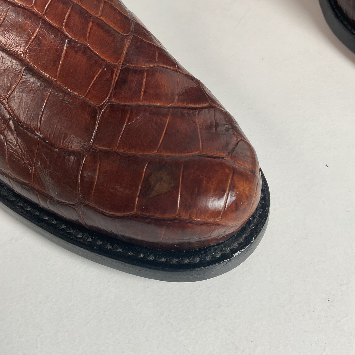 Vintage Alligator Skin Roper Boots 8.5 Custom Western Wear