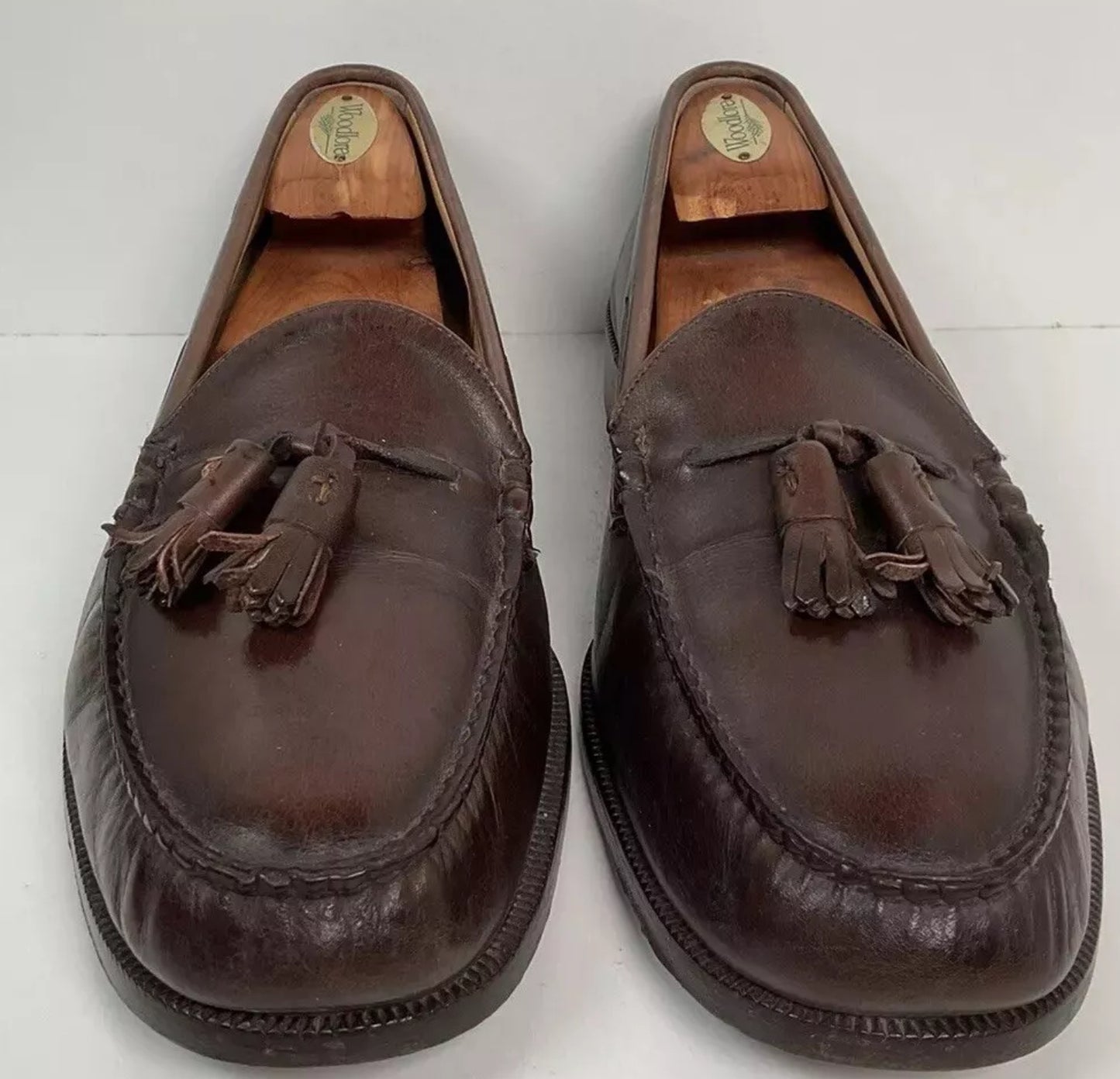 Alden New England Moccasin Tassel Loafer 10 Dark Brown