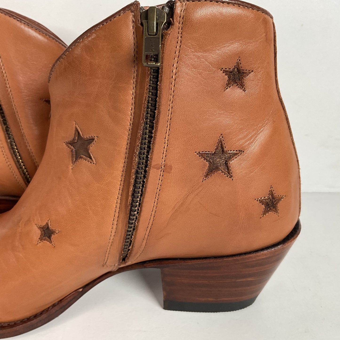 Ranch Road Pee Wee Cowboy Boots | Tooled Desert Inlay | Men’s 8.5 | Women’s 9.5