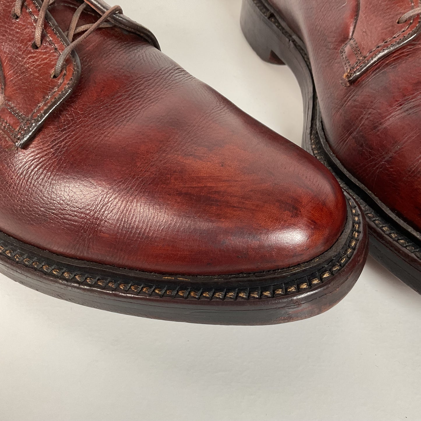 Vintage Florsheim Imperial Kenmoor Derby Shoes | Plain Toe | Men’s 9 D