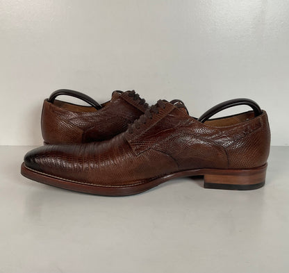 Mezlan Teju Lizard Derby Shoes Brown | Brown | Men’s 9 M