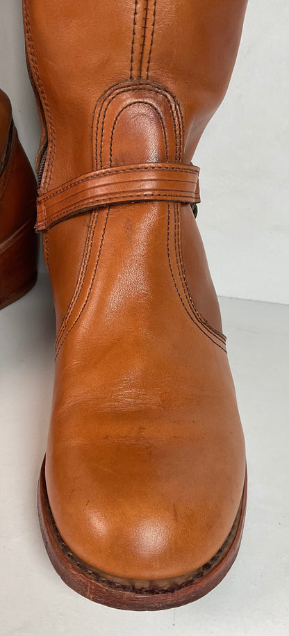 Vintage Women’s Dexter Chunky Harness Boots 11 M USA Made Campus