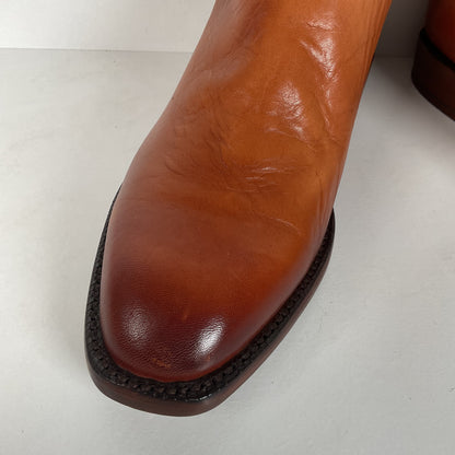 Lucchese Jodhpur Riding Boots | Burnished Calf | USA Made | GY | Men’s 10 D