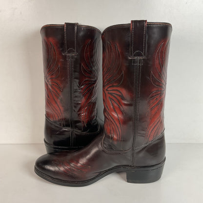 Vintage 1970s Iron Age Thunderbird Cowboy Boots 10.5 D USA Made