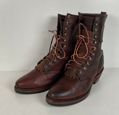 Vintage Chippewa Kiltie Packer Boots | Soft Toe | USA Made | Men’s 9.5 D
