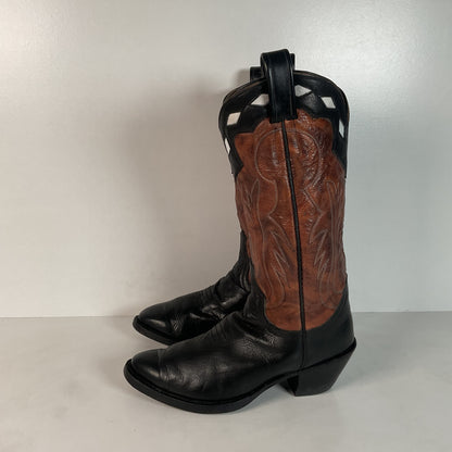 Pat Young Custom Bucket Cowboy Boots | Tooled Inlays | Women’s 7.5
