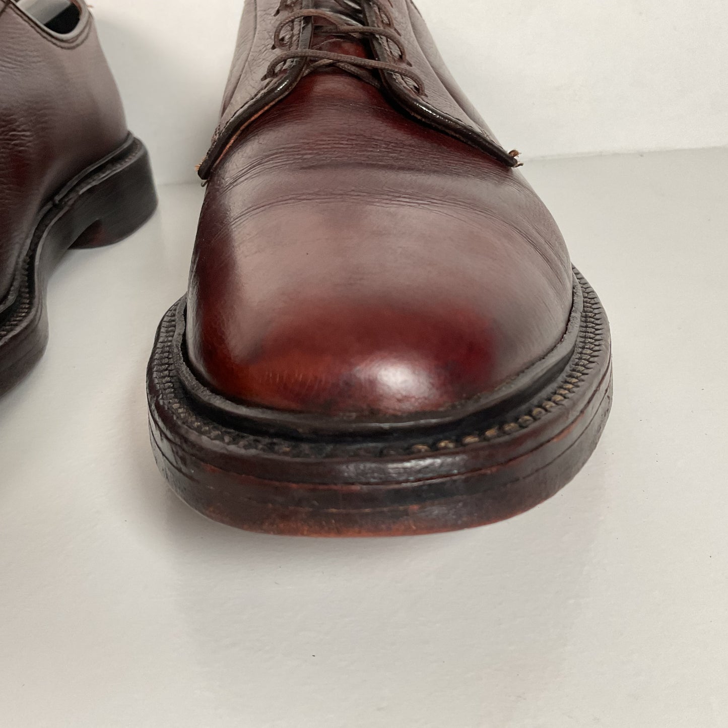 Vintage Florsheim Imperial Kenmoor Derby Shoes | Plain Toe | Men’s 9 D