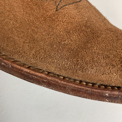 Vintage Sears Suede Cowboy Boots | Rough Out | 1960s-1970s | USA Made | 10 D