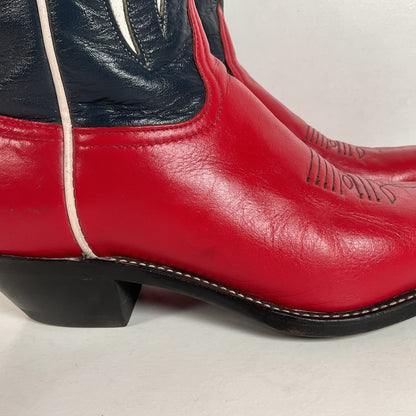Tony Lama 4th of July Cowgirl Boots | Stars & Stripes | USA Made | Women’s 6.5 B