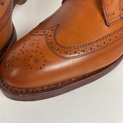 Ralph Lauren Sanderson Burnished Wingtip Shoes | USA Made | 11.5 D